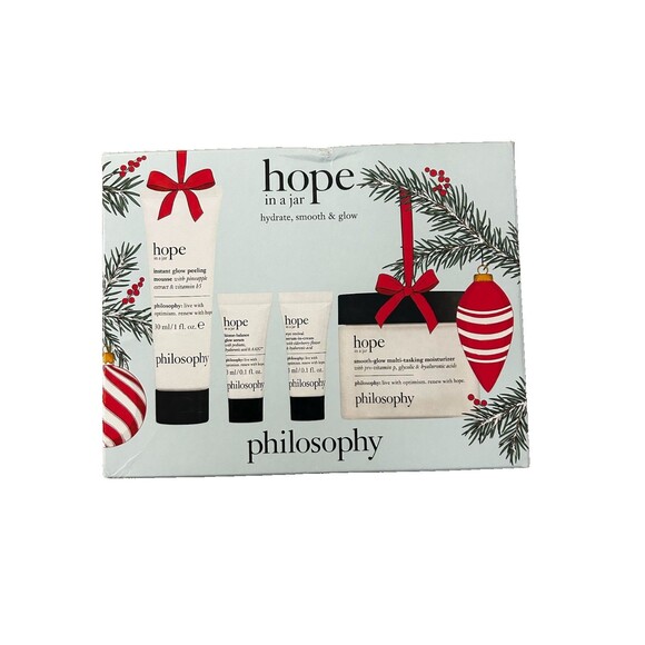 New Philosophy - Hope In A Jar Hydrate, Smooth & Glow 4-Piece Gift Set - Picture 1 of 3